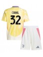 Juventus Juan Cabal #32 Vieraspaita Lasten 2024-25 Lyhythihainen (+ shortsit)